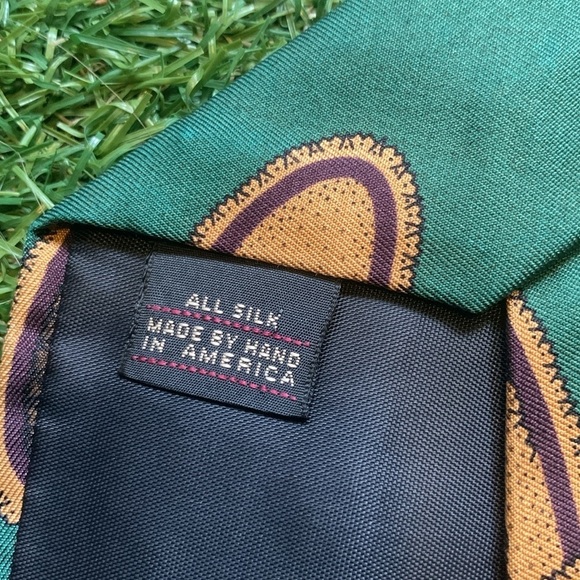 Handmade Silk Ferrell Reed for Mister Guy Vintage Men’s Neck Tie Formal Business - Picture 5 of 8